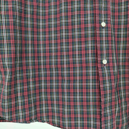 ラルフローレン RALPH LAUREN CUSTOM FIT ポニー刺繍 ボタンダウン チェックシャツ メンズ import:XL