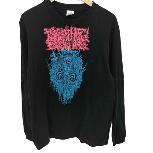 ANUSTES Eternal Forest デスメタル プリント L/S クルーネック カットソー メンズ import:M
