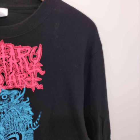 ANUSTES Eternal Forest デスメタル プリント L/S クルーネック カットソー メンズ import:M