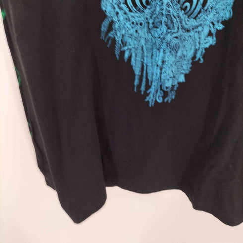 ANUSTES Eternal Forest デスメタル プリント L/S クルーネック カットソー メンズ import:M