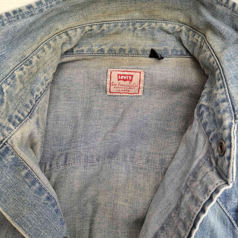 リーバイス Levis 香港製 ウエスタン デニムシャツ メンズ import:L