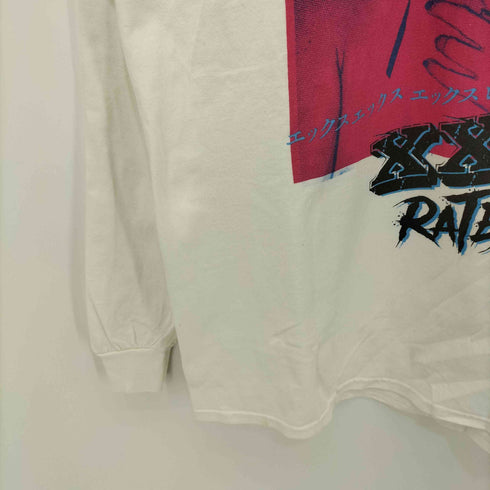 XXX Rated プリント L/S クルーネック Tシャツ メンズ import:M