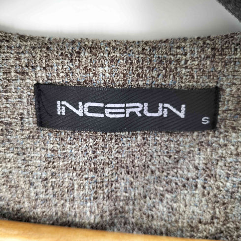 INCERUN ツイードノ―カラージャケット メンズ JPN:S