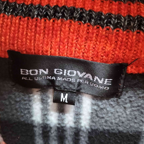 bon giovane ハイネックハーフジップニット メンズ import:M