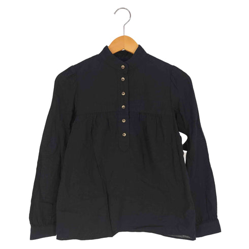 アーペーセー A.P.C. ハーフボタン プルオーバー バンドカラー シャツブラウス レディース import:XS