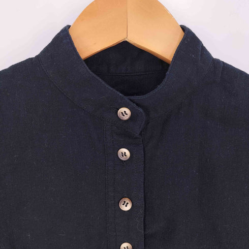 アーペーセー A.P.C. ハーフボタン プルオーバー バンドカラー シャツブラウス レディース import:XS