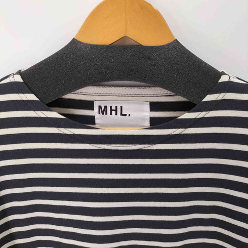 エムエイチエル MHL. L/Sボーダーバスクシャツ メンズ JPN:M