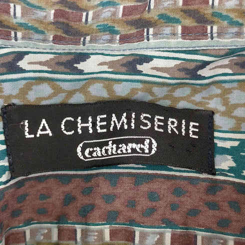 la chemiserie OLD 総柄シャツ メンズ