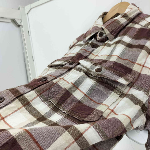 ルールナンバー RUEHL No.925 猫目ボタン L/S コットン フランネル シャツ メンズ M