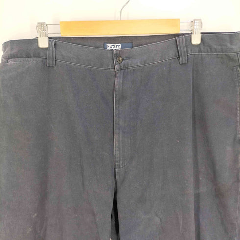 ポロバイラルフローレン Polo by RALPH LAUREN メキシコ製 コットン ノータック チノパンツ メンズ 42×32