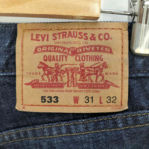 リーバイス Levis 00s 533-0201 533 ジップフライ デニムパンツ メンズ W31 L32