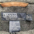 ポロバイラルフローレン Polo by RALPH LAUREN 90S 裏地フリース 比翼 ジップアップ スタンドカラー オイルド ジャケット メンズ import:XL