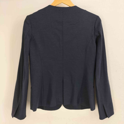 グリーンレーベルリラクシング GREEN LABEL RELAXING ストレッチ ノーカラージャケット レディース JPN:38