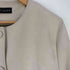 ザラ ZARA フェイクスウェード ノーカラージャケット レディース import:L