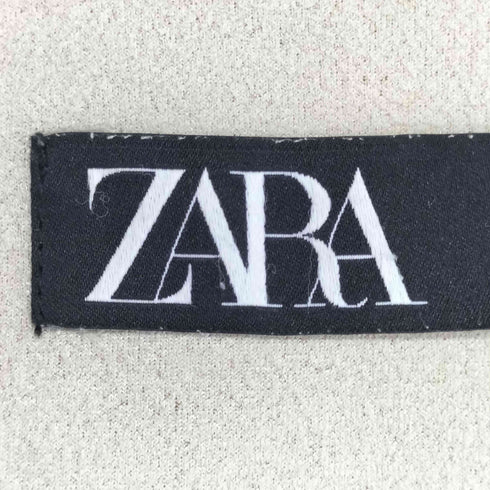 ザラ ZARA フェイクスウェード ノーカラージャケット レディース import:L