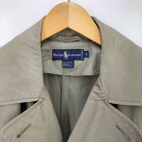 ラルフローレン RALPH LAUREN 90S 一重 ライトウェイト トレンチコート ユニセックス メンズ 6