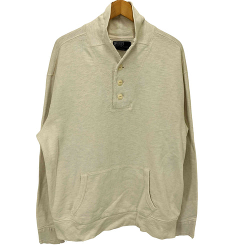 ポロバイラルフローレン Polo by RALPH LAUREN カンガルーポケット ショール ヘンリー スウェット ネコ目ボタン メンズ import:XXL