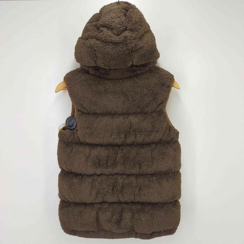 ザノースフェイス THE NORTH FACE ボア フーデッド ジップアップ ダウン ベスト メンズ import:S