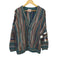 MEEROO オーストラリア製 Pure New Wool 3D ニット カーディガン メンズ import:M