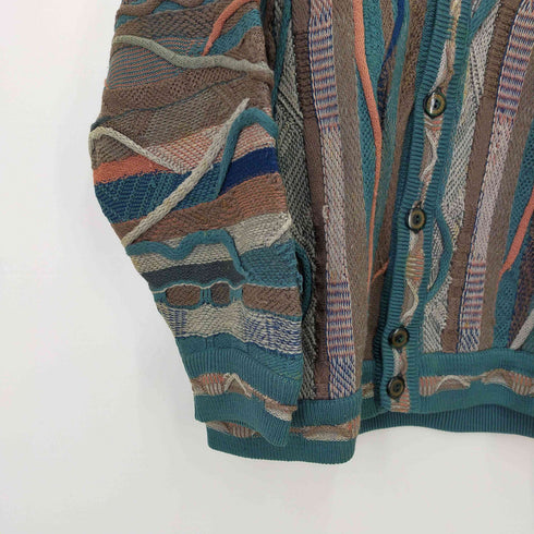 MEEROO オーストラリア製 Pure New Wool 3D ニット カーディガン メンズ import:M