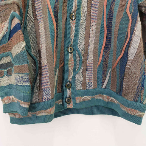 MEEROO オーストラリア製 Pure New Wool 3D ニット カーディガン メンズ import:M