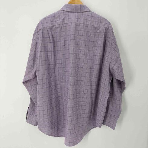 ローレンラルフローレン LAUREN RALPH LAUREN CLASSIC FIT NON IRON ワンポケットL/Sグランチェックシャツ メンズ 17 1/2