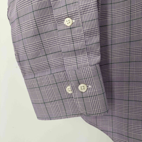 ローレンラルフローレン LAUREN RALPH LAUREN CLASSIC FIT NON IRON ワンポケットL/Sグランチェックシャツ メンズ 17 1/2