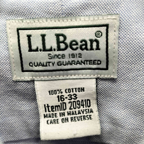 エルエルビーン L.L.Bean Wrinkle-Free Classic Oxford Cloth Shirt Traditional Fit メンズ 16-33