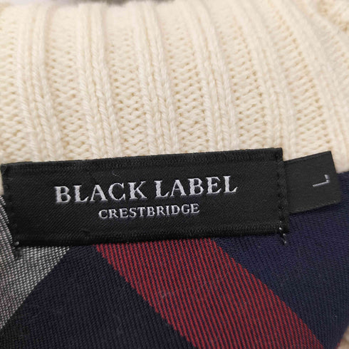 ブラックレーベルクレストブリッジ BLACK LABEL CRESTBRIDGE ウール混コットンカーディガン メンズ JPN:L