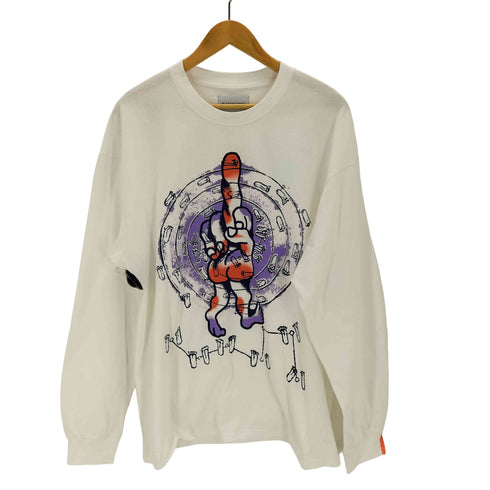 ブラック ウィドゥ BLACKWEIRDOS middle finger man l/s メンズ