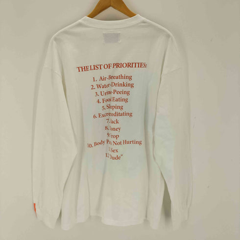 ブラック ウィドゥ BLACKWEIRDOS middle finger man l/s メンズ