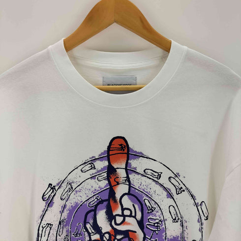 ブラック ウィドゥ BLACKWEIRDOS middle finger man l/s メンズ