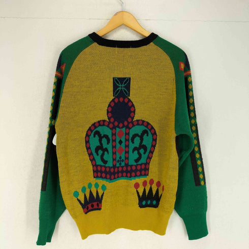 GIANNI VERSANI 総柄ニット メンズ