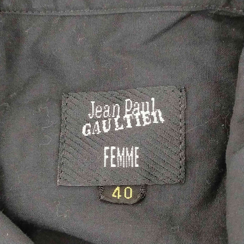 ジャンポールゴルチエフェム Jean Paul GAULTIER FEMME 90-00S サイドスリットシャツ レディース JPN:40