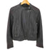 ギャップ Gap 裏地キルティング 羊革 シープレザー ライダース ジャケット レディース import:M