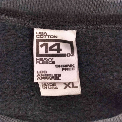 ロサンゼルスアパレル Los Angeles Apparel 14oz クルーネックスウェット メンズ JPN:XL