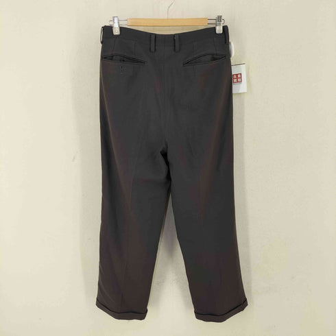 ダックス DAKS ウールポリ ギャバジン 2タックスラックス メンズ