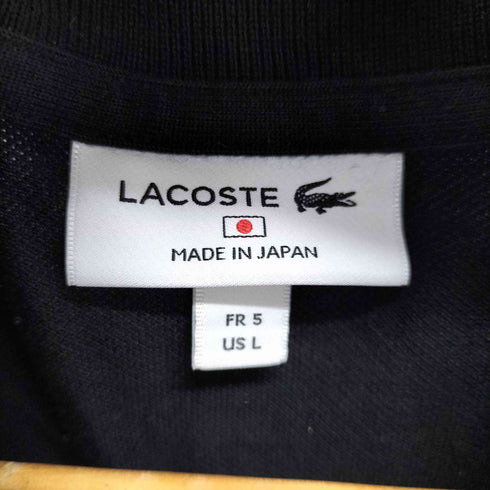 ラコステ LACOSTE ロゴ刺繍 カスタム ポロシャツ メンズ import:L