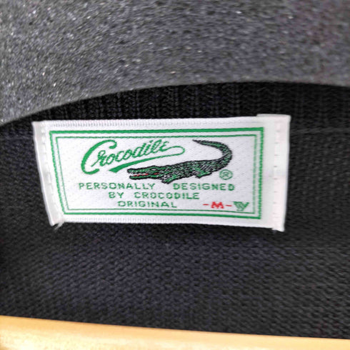 クロコダイル crocodile ウールVネックニットセーター メンズ JPN:M