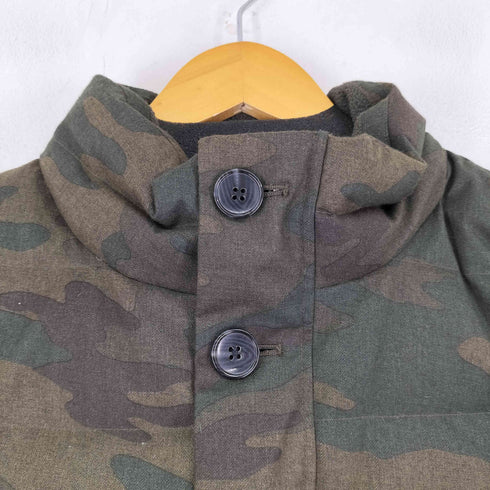 ギャップ Gap tEXTURED PU GREEN CAMO 迷彩 ダウンジャケット メンズ L