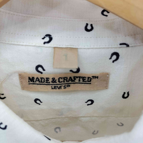 リーバイスメイドアンドクラフテッド Levis Made & Crafted 蹄柄 L/Sボタンダウンシャツ メンズ JPN:1