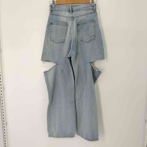 グレイル GRL スリットデニムワイドパンツ レディース JPN:M