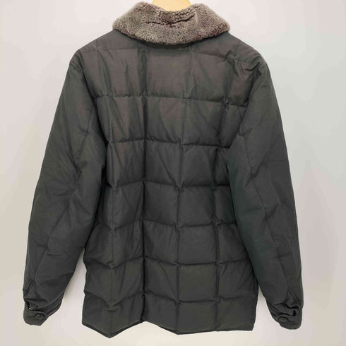 エディーバウアー Eddie Bauer 00S 50-60S 復刻 トーテムポールタグ YUKON 襟ボア 袖リブ ダブルジップ グースダウン メンズ import:M