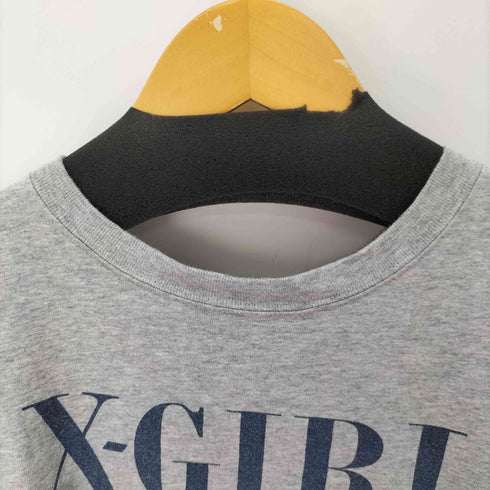 エックスガール X-girl COLLEGE LOGO S/S BIG TEE レディース import:S