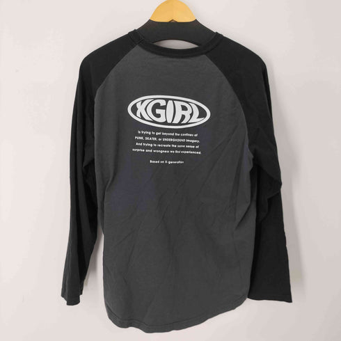 エックスガール X-girl WARP LOGO BIG L/S TEE レディース ONE SIZE