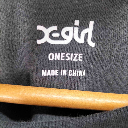 エックスガール X-girl WARP LOGO BIG L/S TEE レディース ONE SIZE