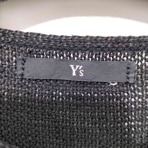 ワイズ Ys 総リネン シースルーロングスリーブブラウス レディース