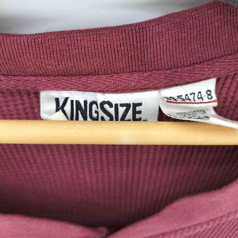 キングサイズ KINGSIZE 90S~00S オーバーサイズ サーマル ヘンリーネックカットソー メンズ 4XL
