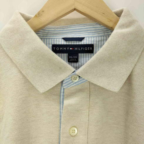 トミーヒルフィガー TOMMY HILFIGER S/S鹿の子ポロシャツ メンズ import:XXL