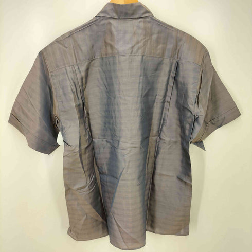 カルバンクライン CALVIN KLEIN 玉虫 プルオーバー S/S シャツ ボックスシルエット メンズ import:M